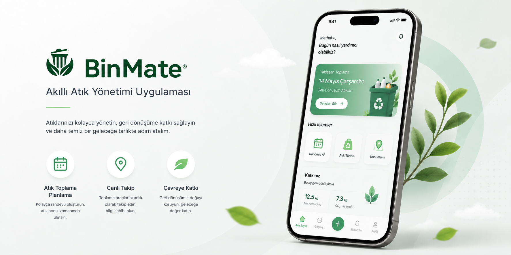 Binmate - Atık Yönetimi Mobil Uygulaması